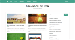 Desktop Screenshot of brannbollscupen.se